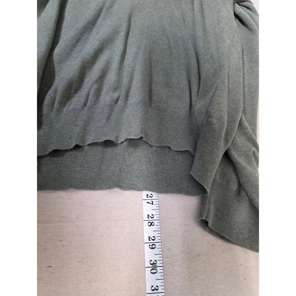 Polo Ralph‎ Lauren Mens V-Neck Sweater Sage Green Pima Cotton Large Pony Logo